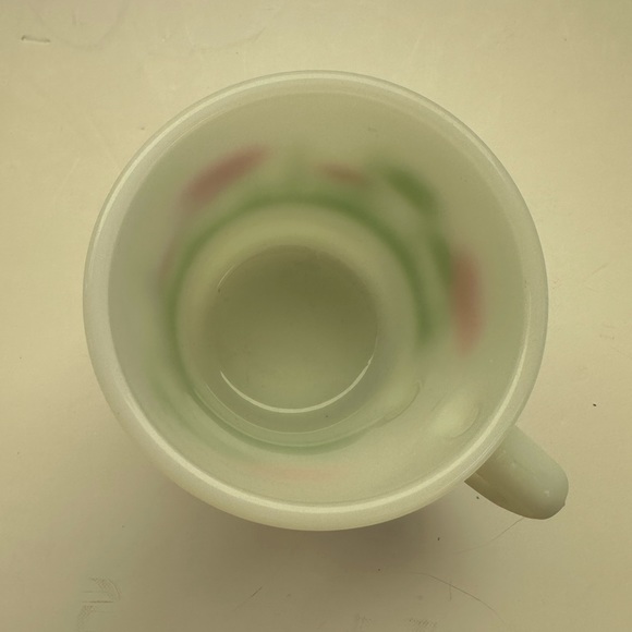 Vintage Fire King  milk glass D ring stackable mug
✨Lucky in Love💚💓 - Picture 5 of 10